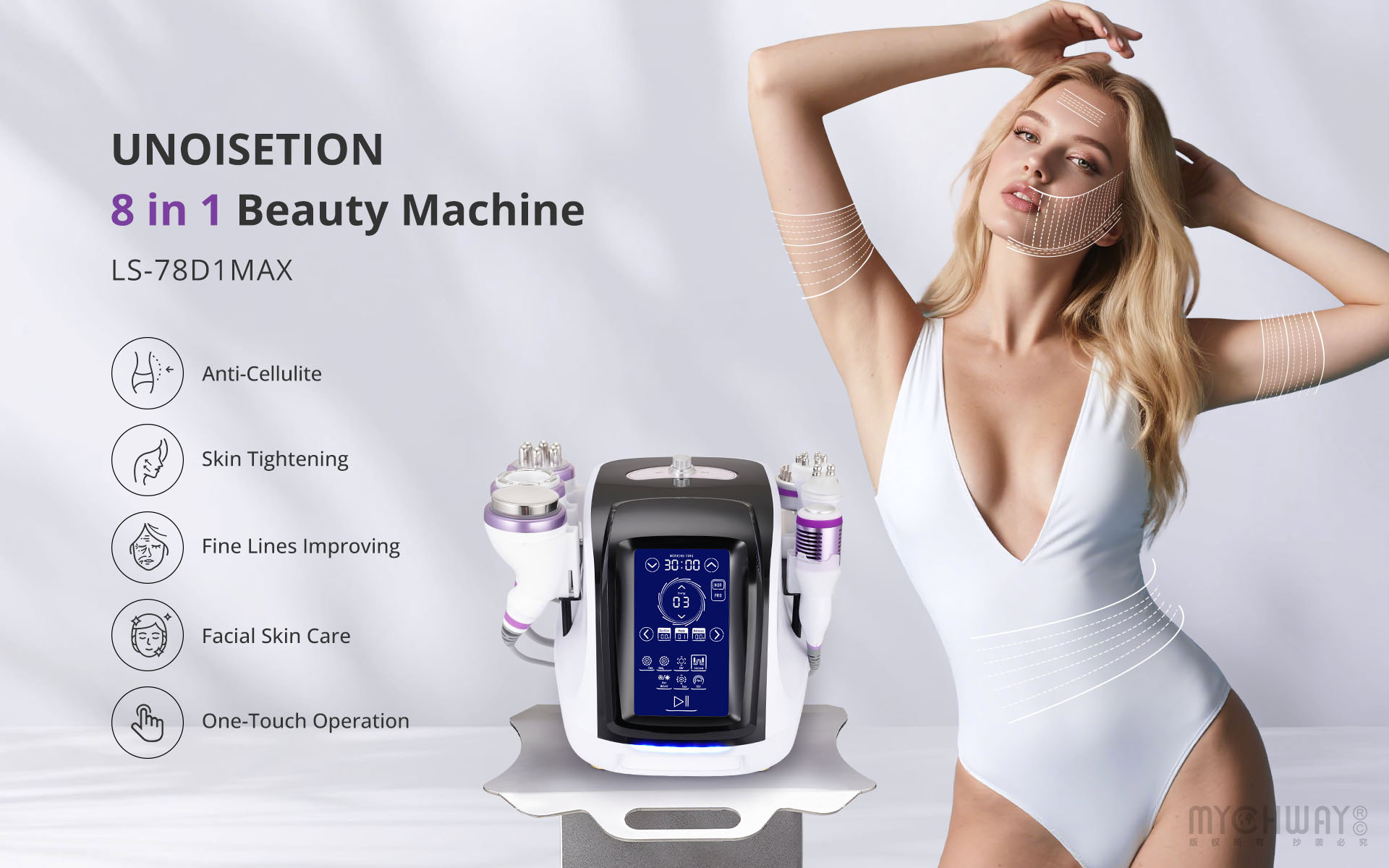 aristorm ultrasonic cavitation machine for at home body sculpting facial anti aging