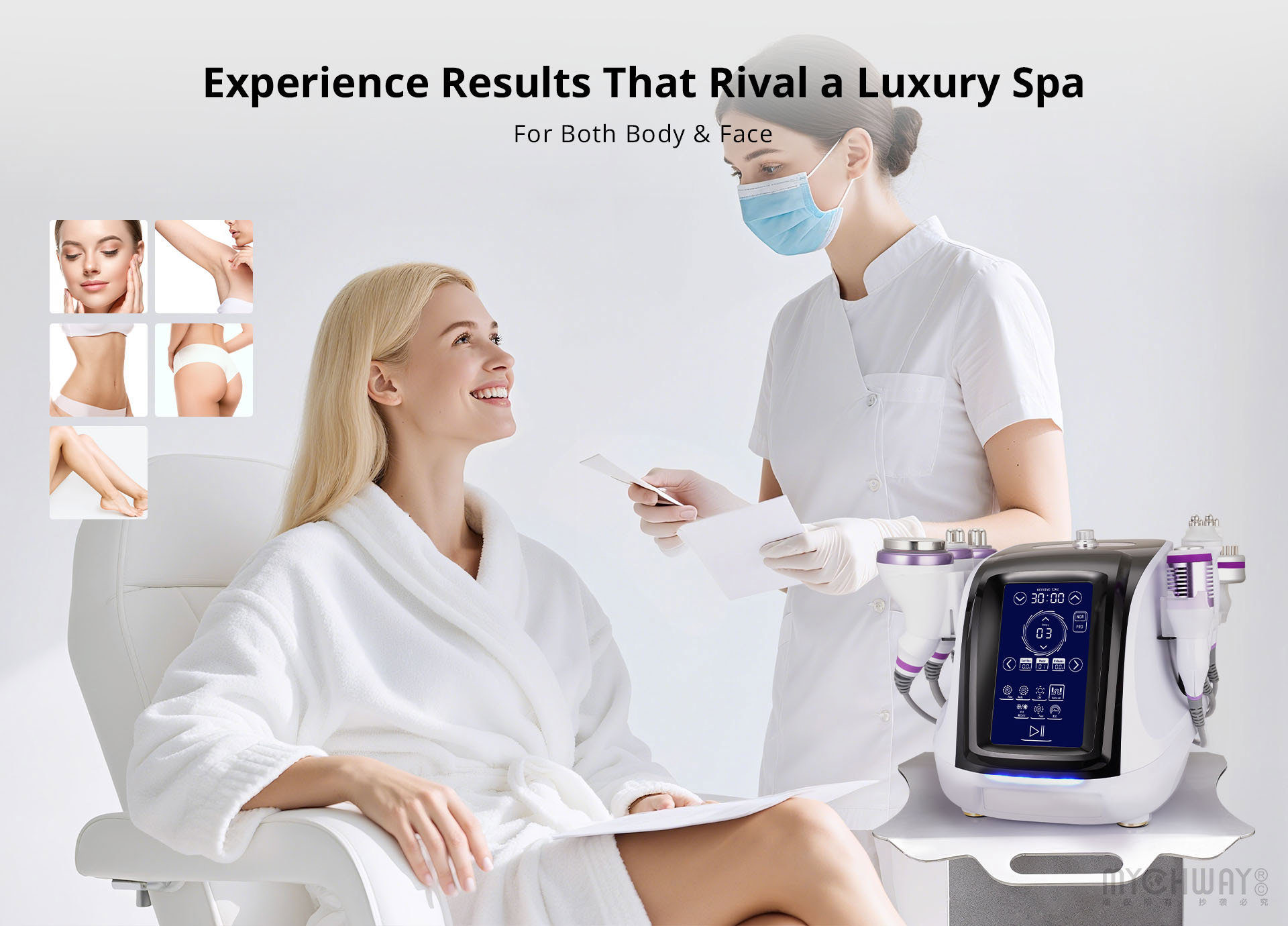 aristorm ultrasonic cavitation machine for at home body sculpting facial anti aging