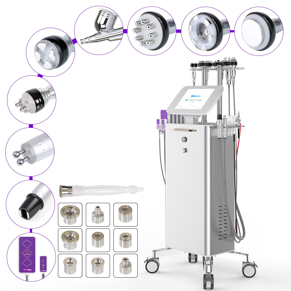 unoisetion cavitation 40k vacuum r f body slimming skin cleansing spa machine stand
