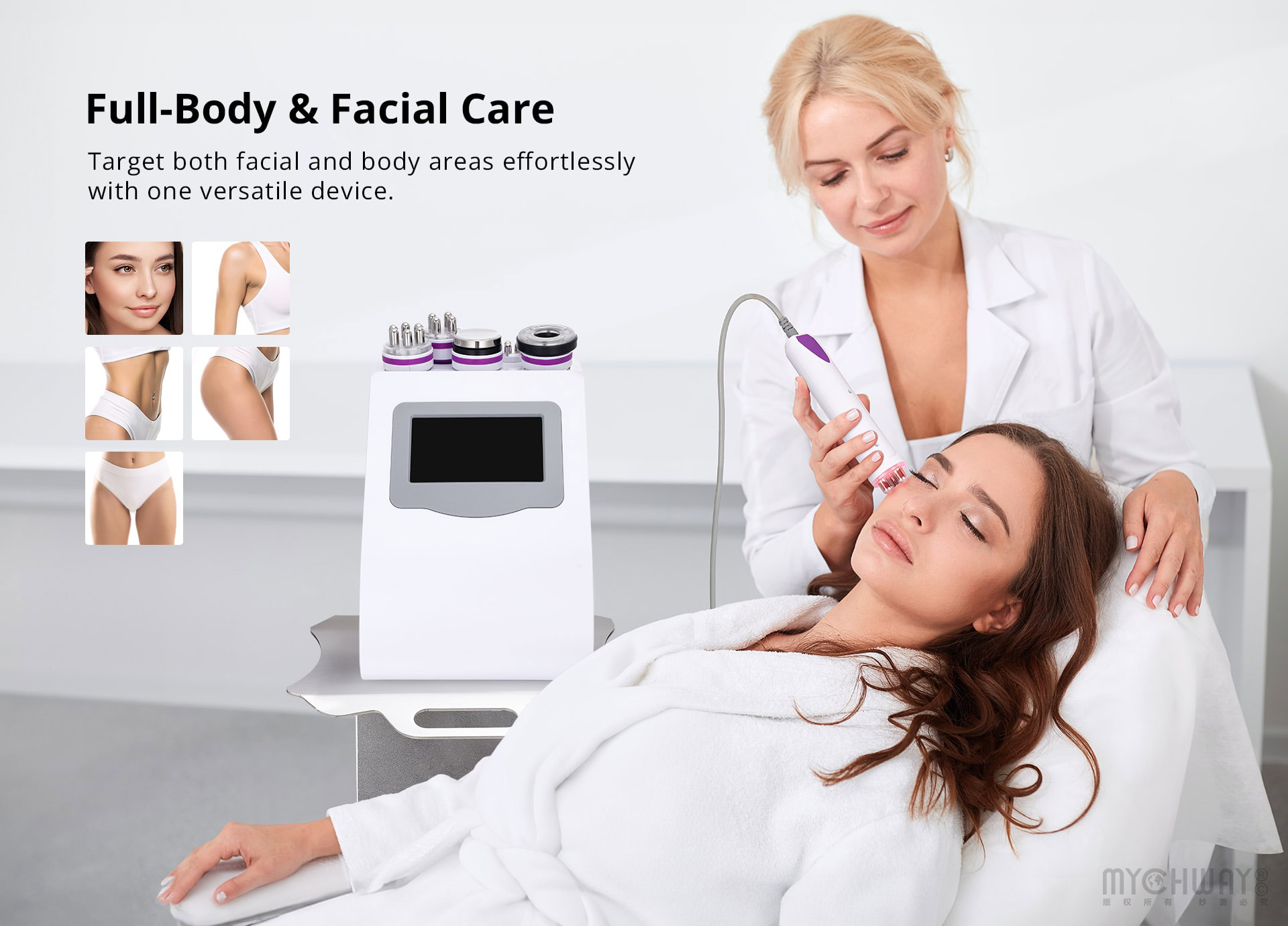 5in1 3d smart rf 40k unoisetion cavitation fat burning machine