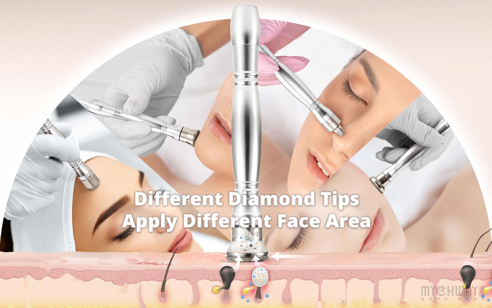 diamond microdermabrasion facial peel beauty machine