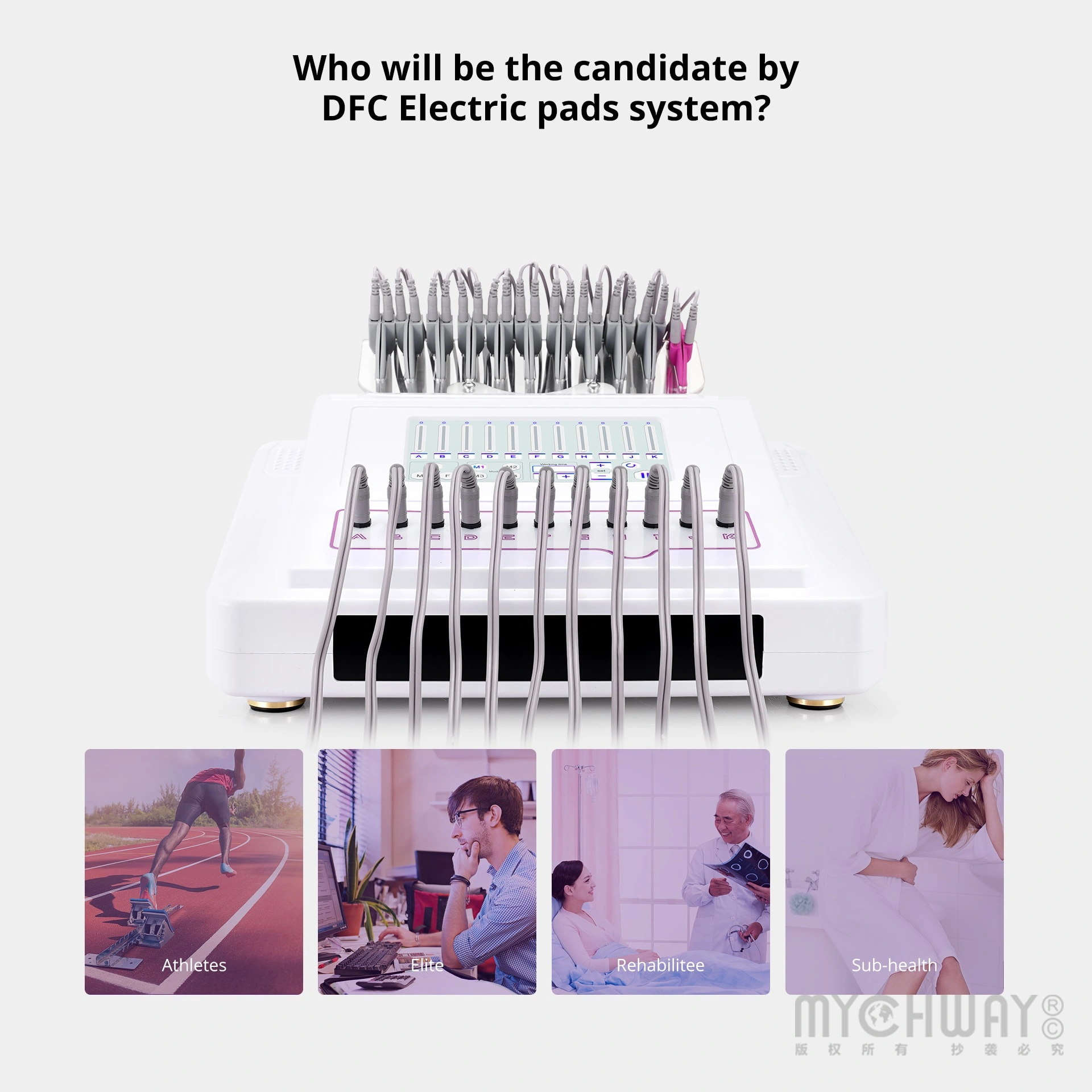ems microcurrent electronic muscle stimulation body slimming machine