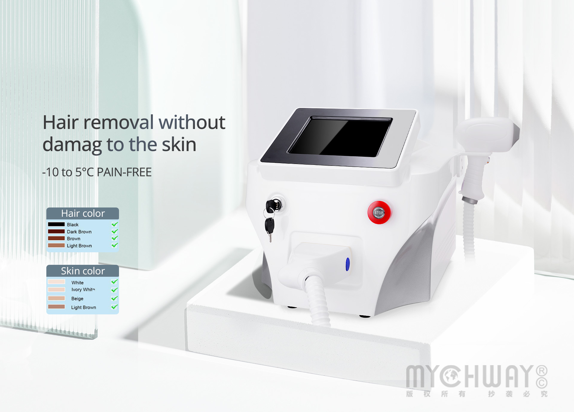 professional diode laser hair removal machine body skin whitening beauty machine spa use