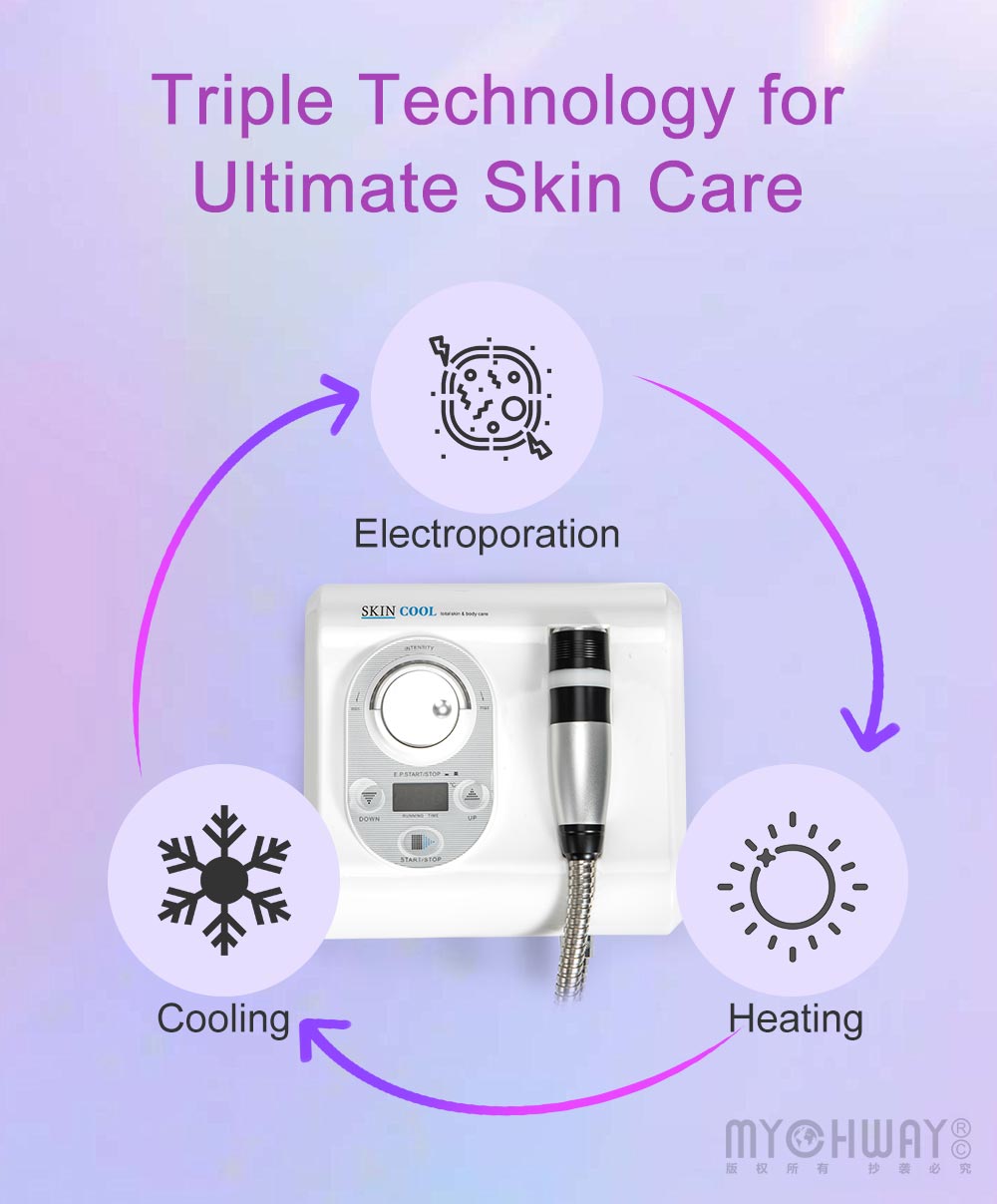 electroporation needle free needless mesotherapy device