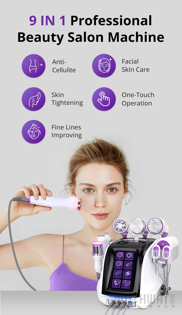40k ultrasonic vacuum photon microcurrent slimming machine