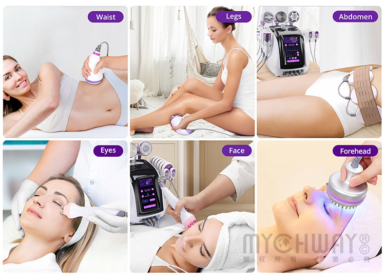 40k ultrasonic vacuum photon microcurrent slimming machine