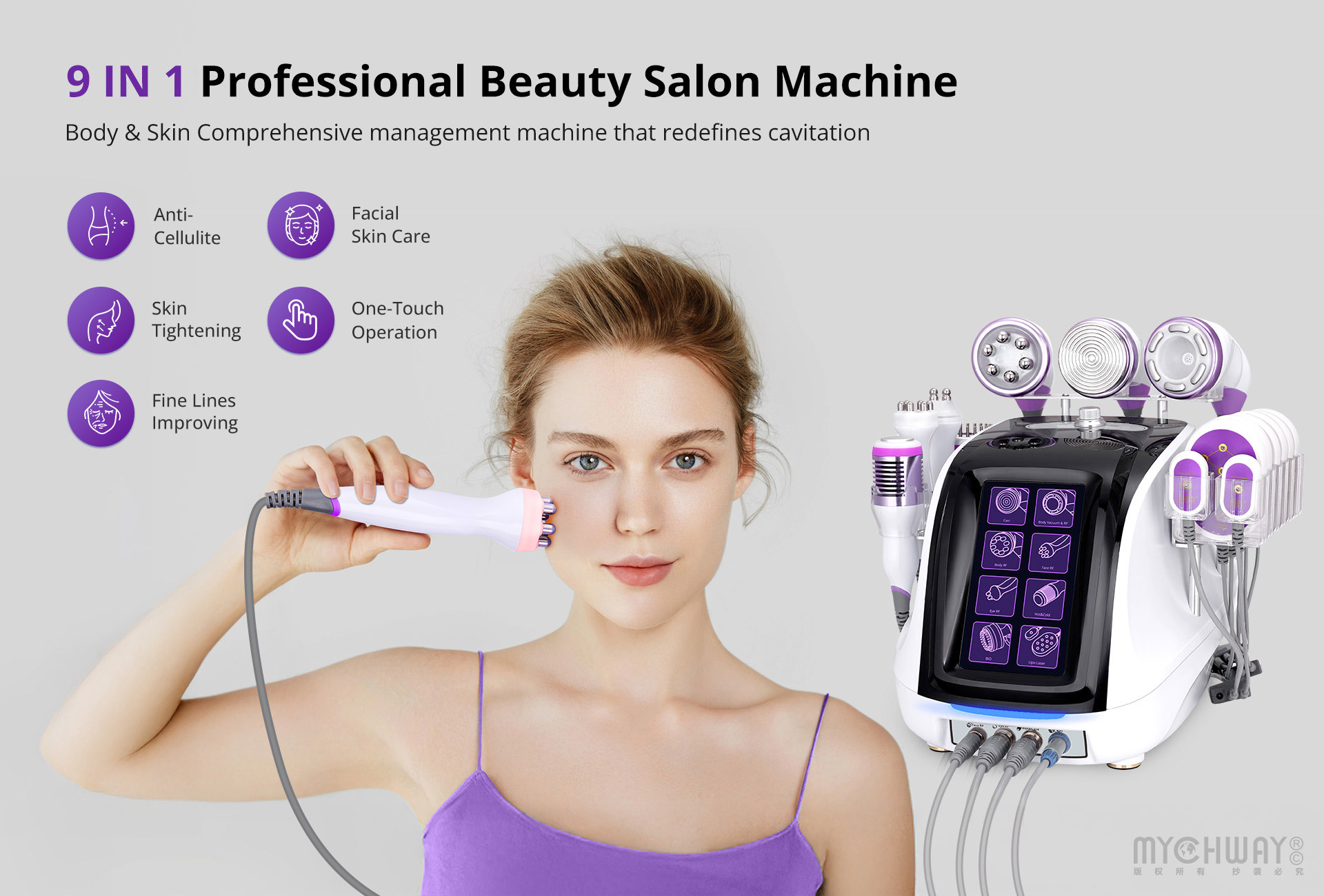 9in1 aristorm cavitation lipo laser beauty equipment