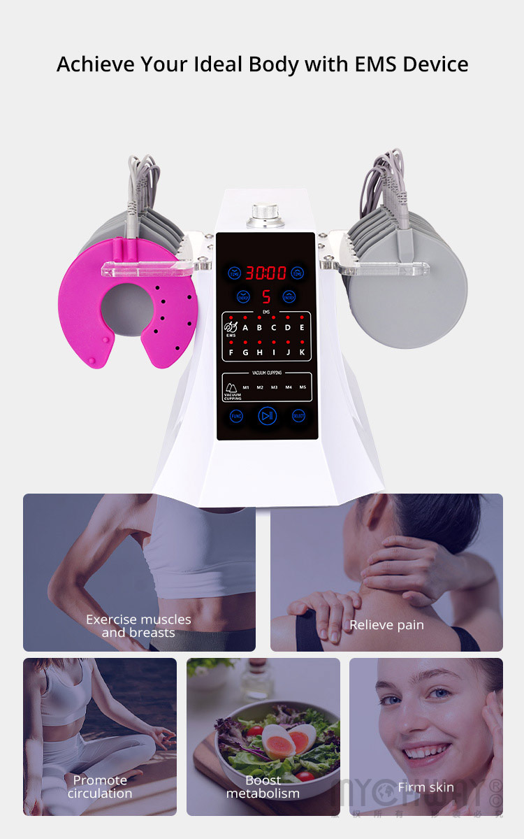 microcurrent body shaping skin lifting breast massage ems muscle machine