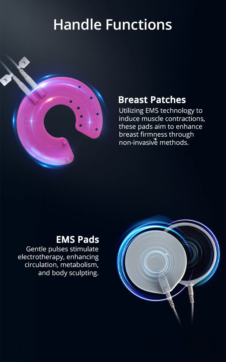 microcurrent body shaping skin lifting breast massage ems muscle machine
