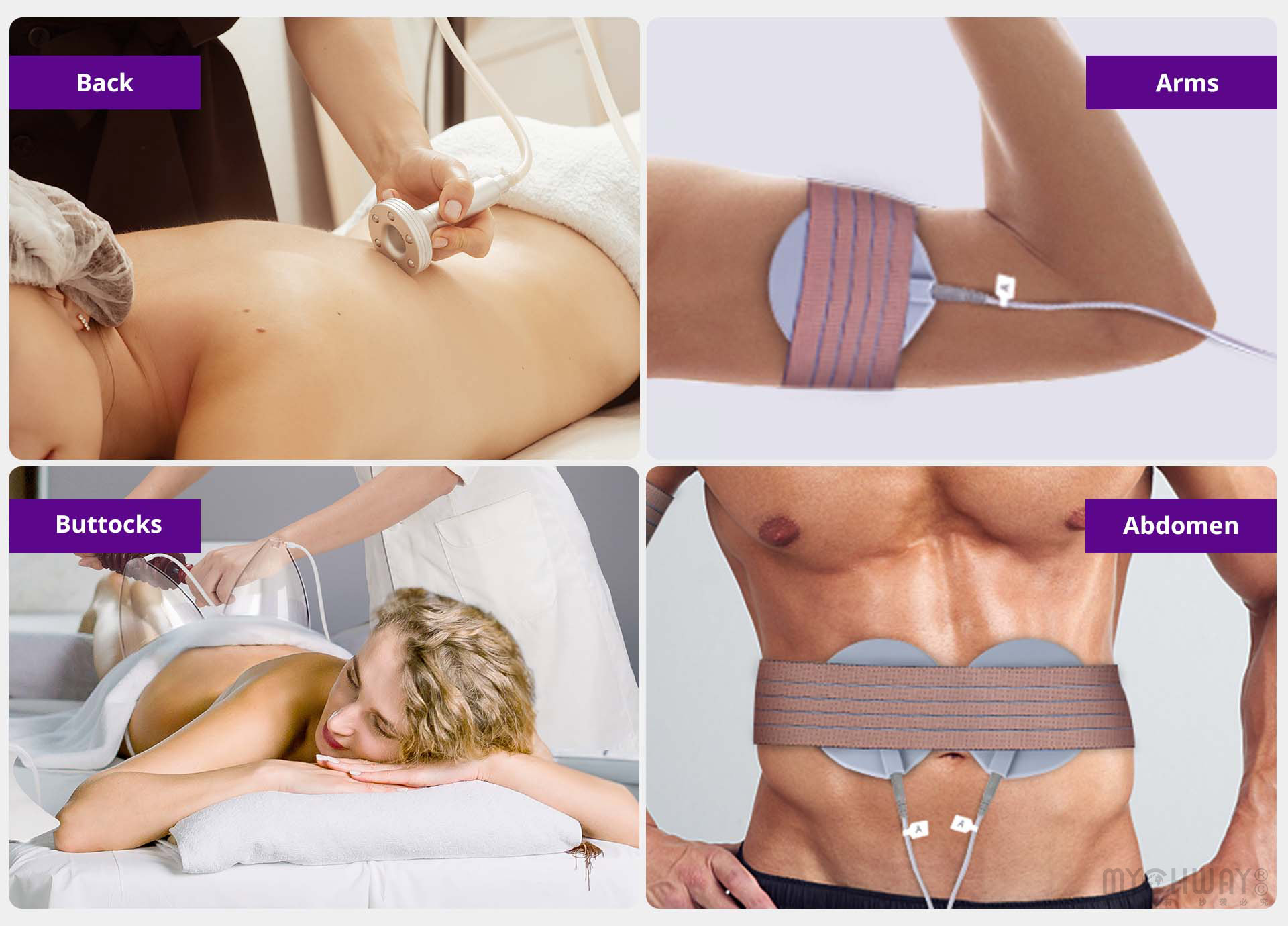 electric ems muscle stimulation body massage vacuum butt lift breast enlargement beauty machine