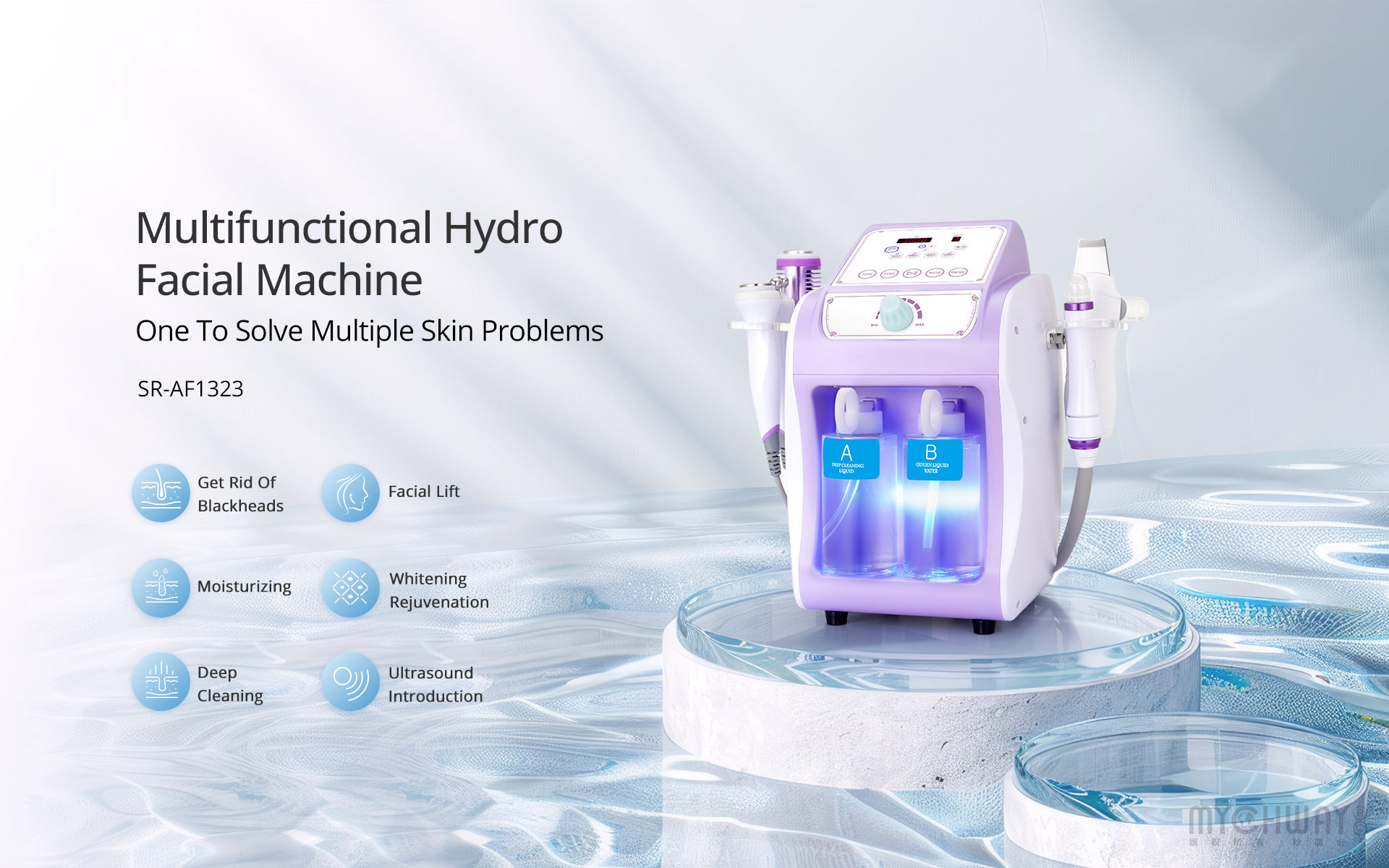 6 in 1 hydro dermabrasion dermabrasion deep cleaning skin machine