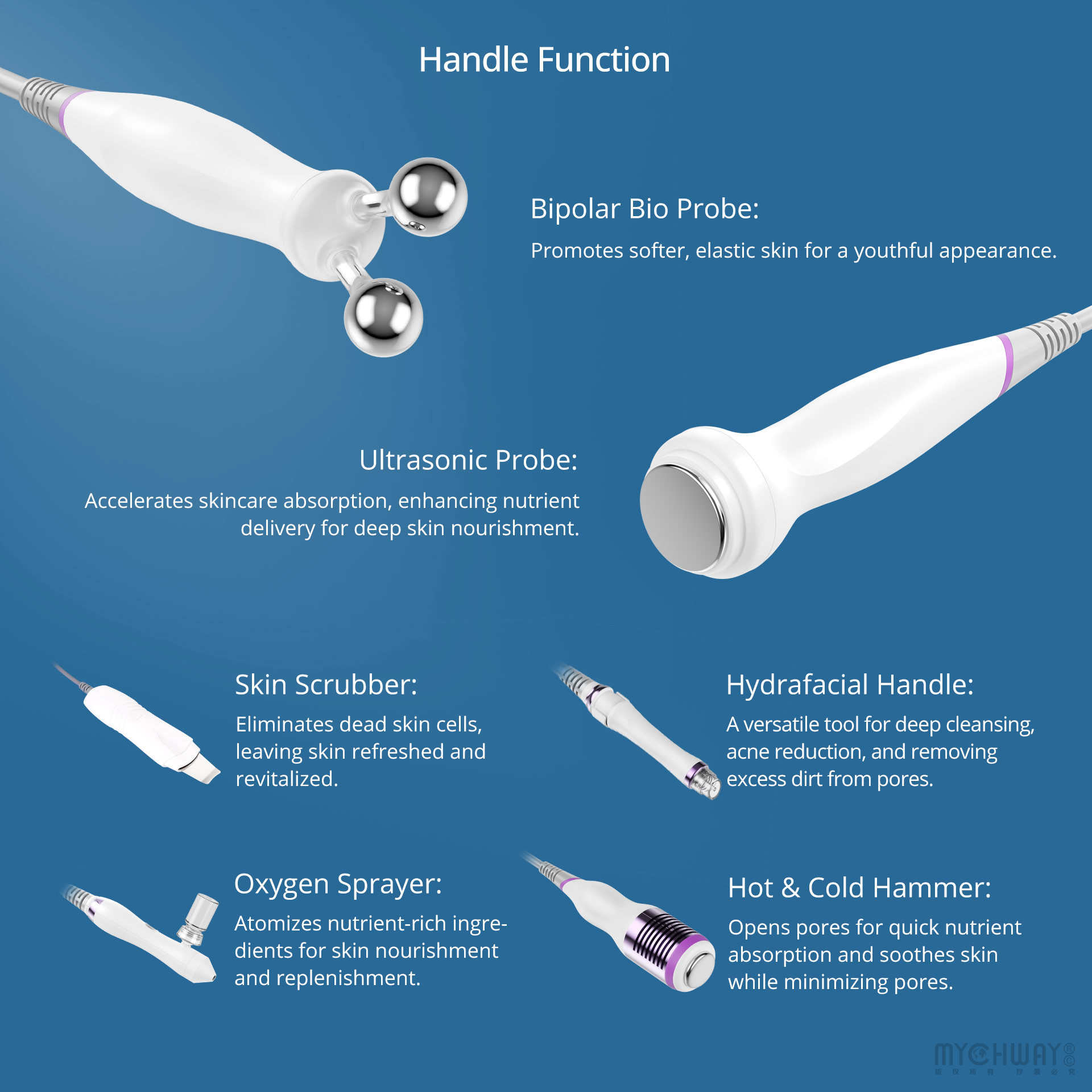 6 in 1 hydro dermabrasion dermabrasion deep cleaning skin machine