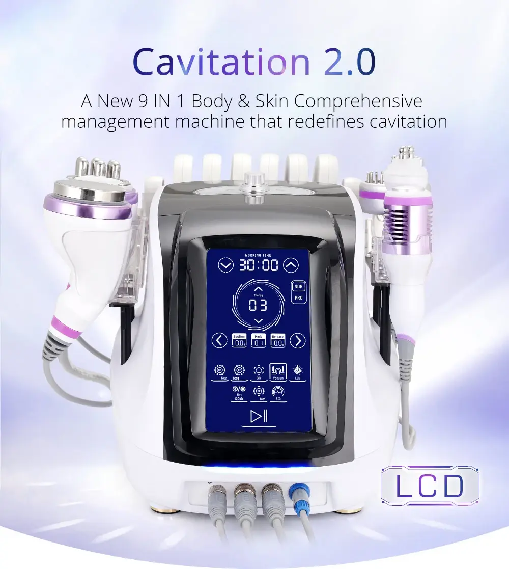 9 in 1 ultrasonic cavitation machine