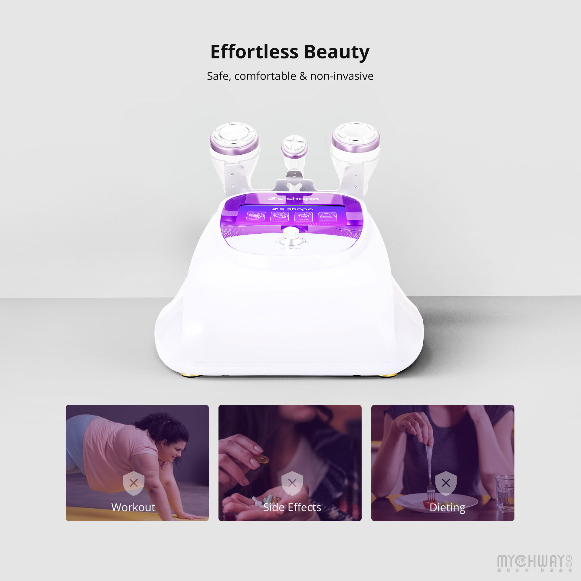 butt lifting 30k cavitation s shape body contouring machine