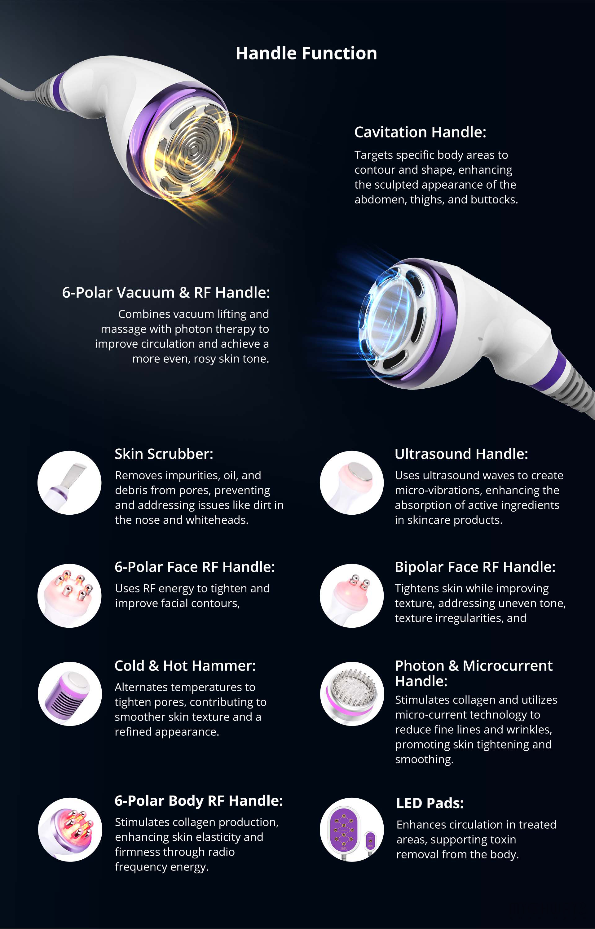 10 in 1 aristorm ultrasonic cavitation 2.5 vacuum machine