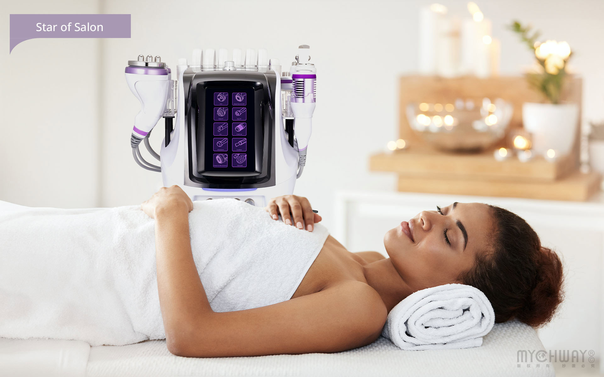 aristorm 10in1 cavitation machine body sculpting rf facial skin care for beauty studio
