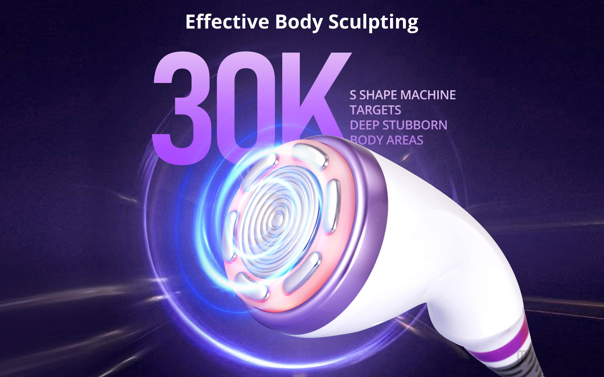 new s shape machine 30k cavitation 2.5 cellulite removal
