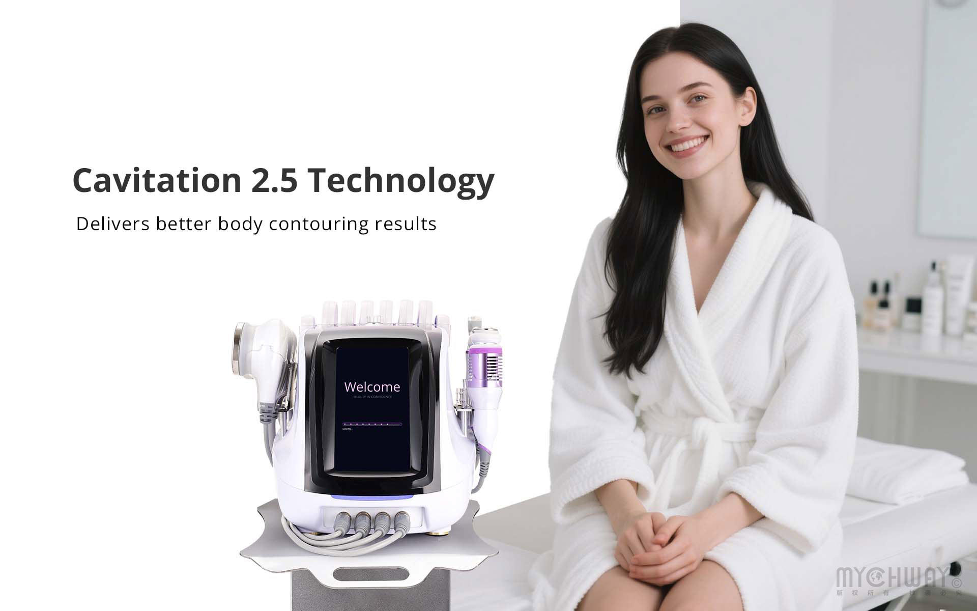 professional 9in1 body cavitation machine weight loss skin lifting