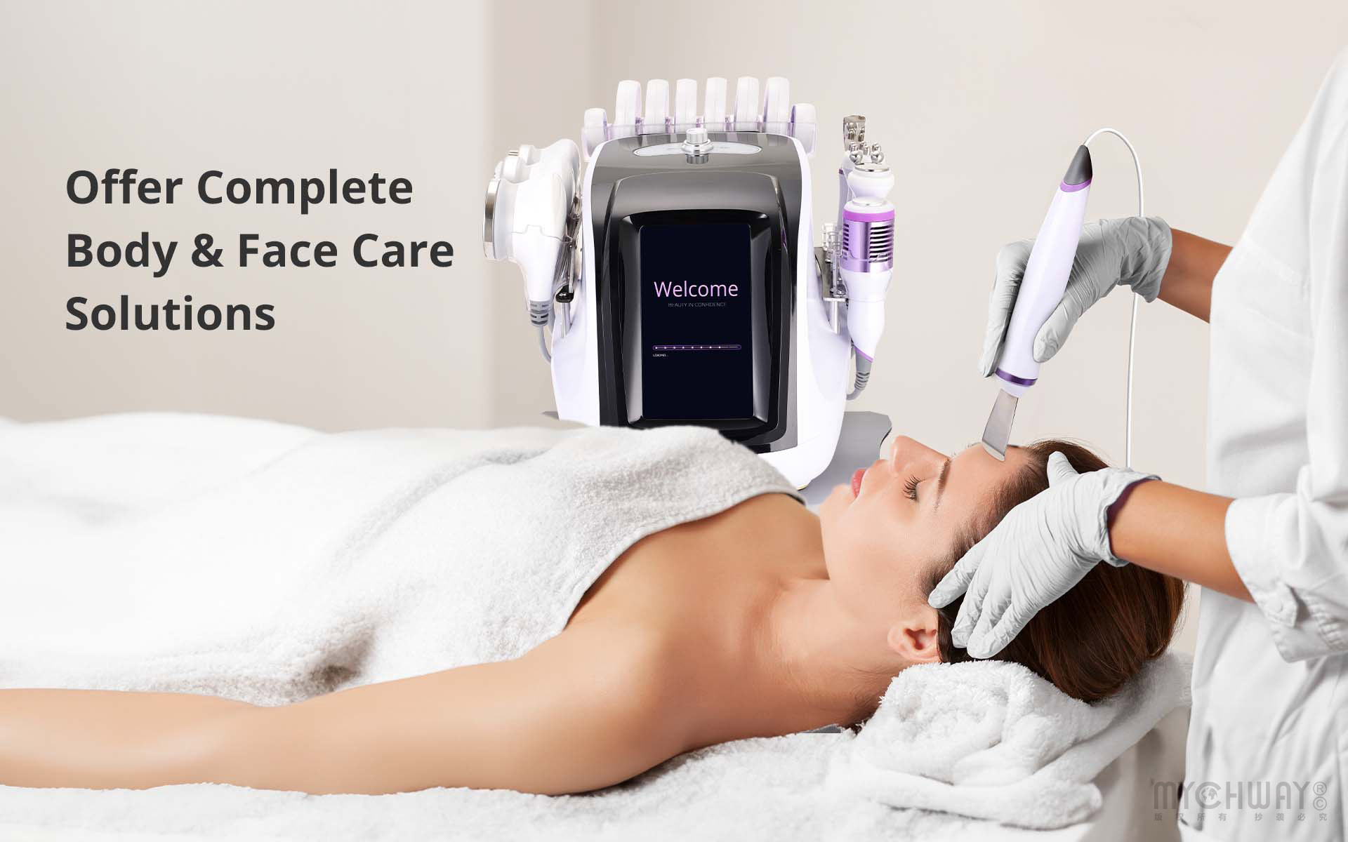 professional 9in1 body cavitation machine weight loss skin lifting