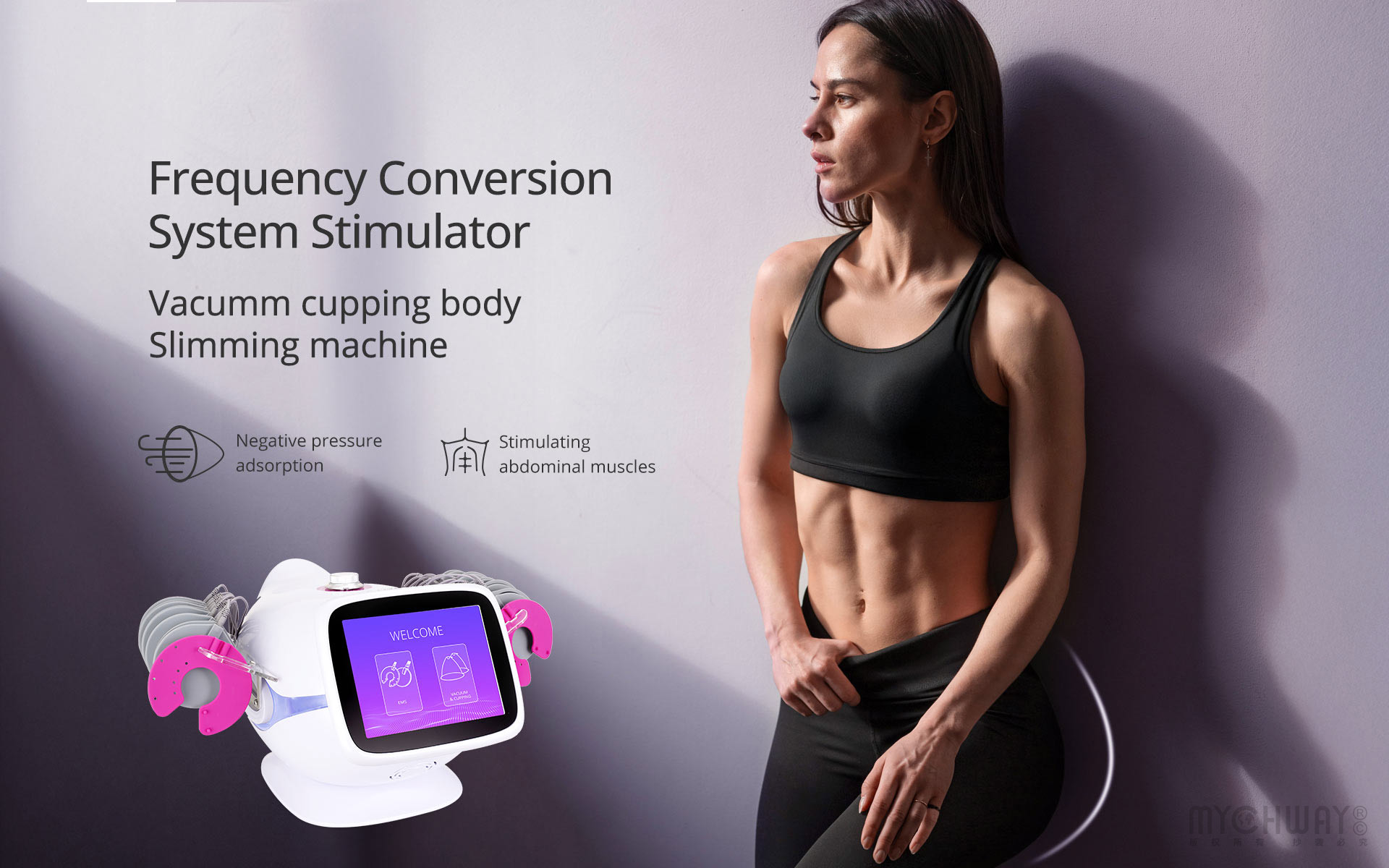 ems breast enhancement vacumm cupping body slim