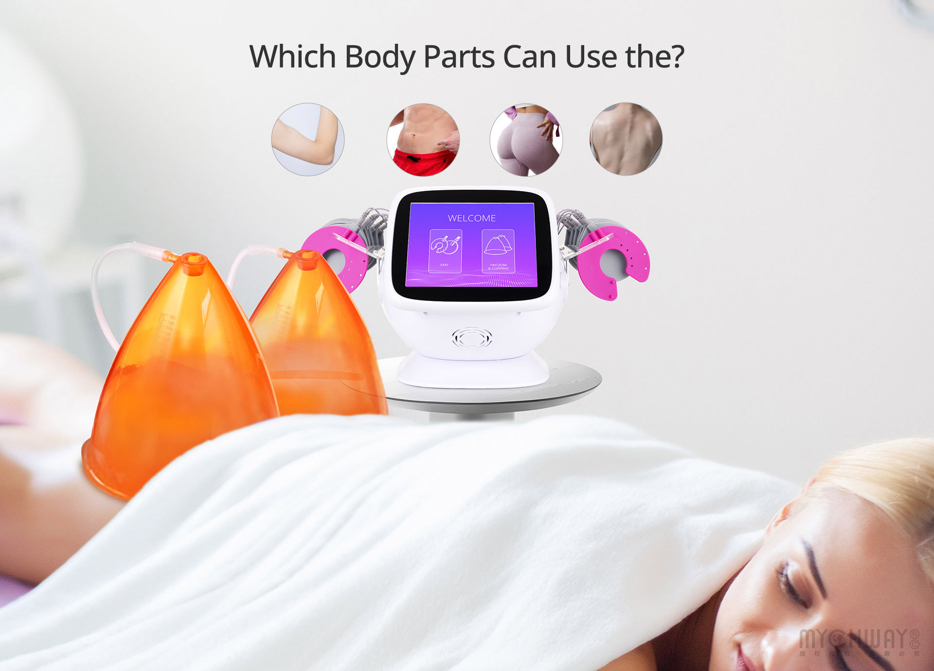 ems breast enhancement vacumm cupping body slim