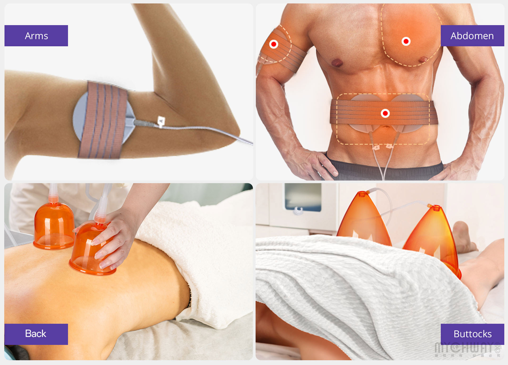 ems breast enhancement vacumm cupping body slim