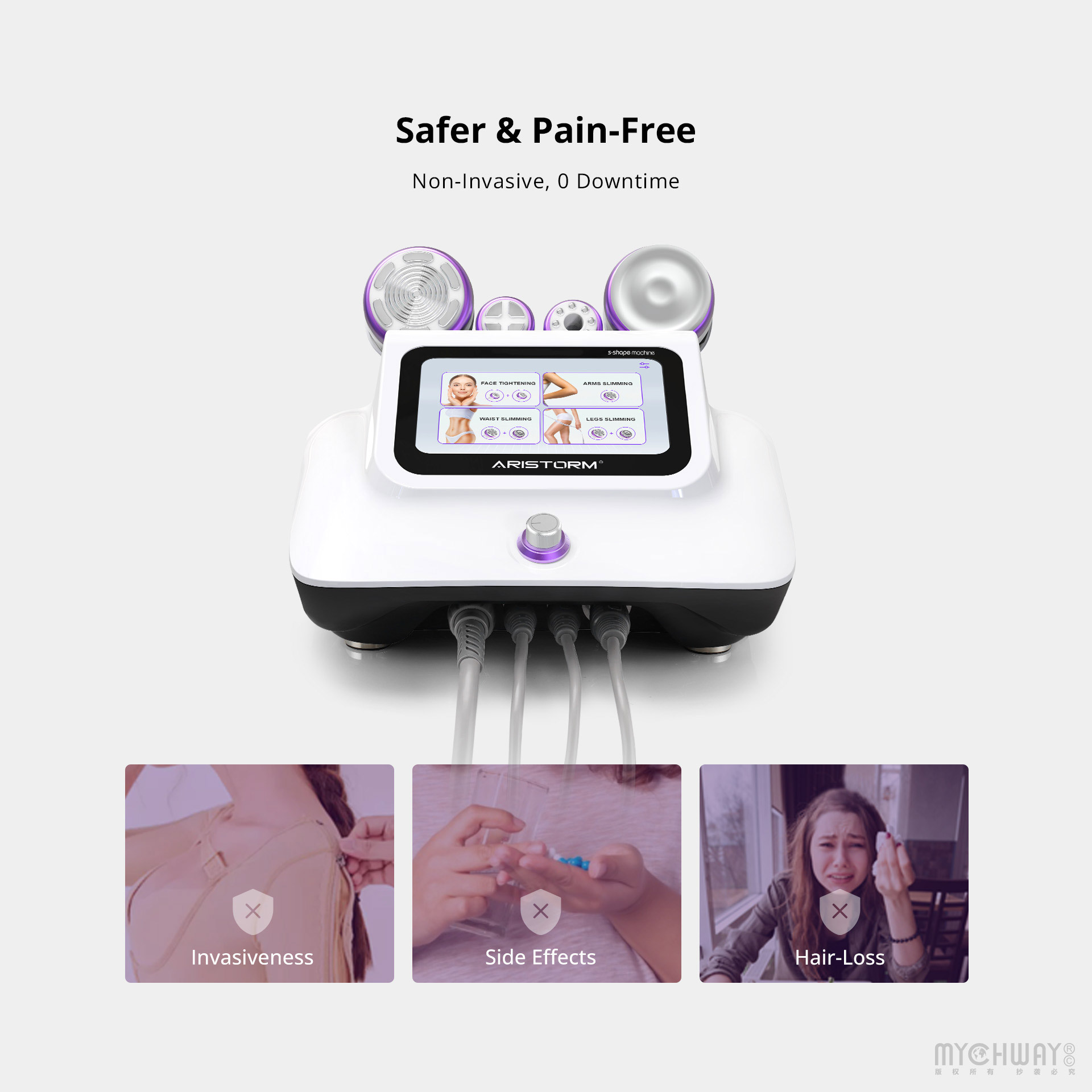 aristorm s shape 30k cavitation body shaping machine