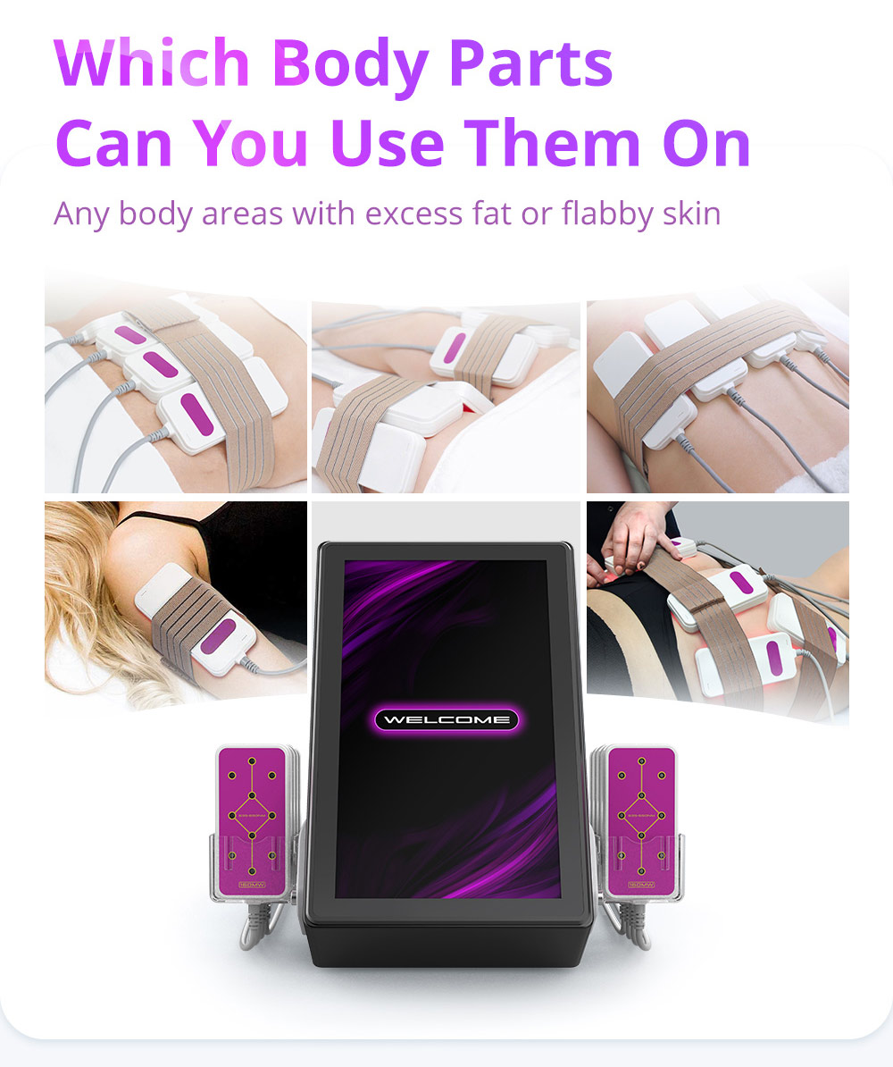 led laser lipo fat burning cellulite removal body sculpting machine