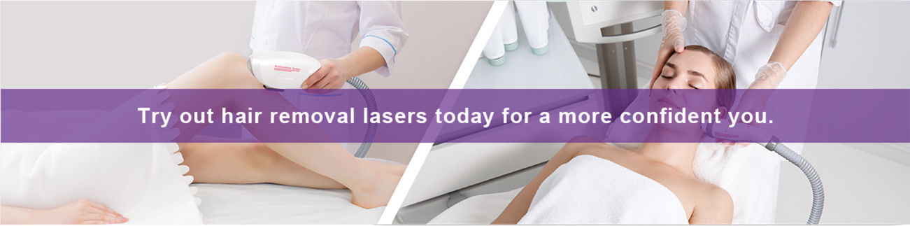 Try out hair removal lassers tobay for a more confident you.