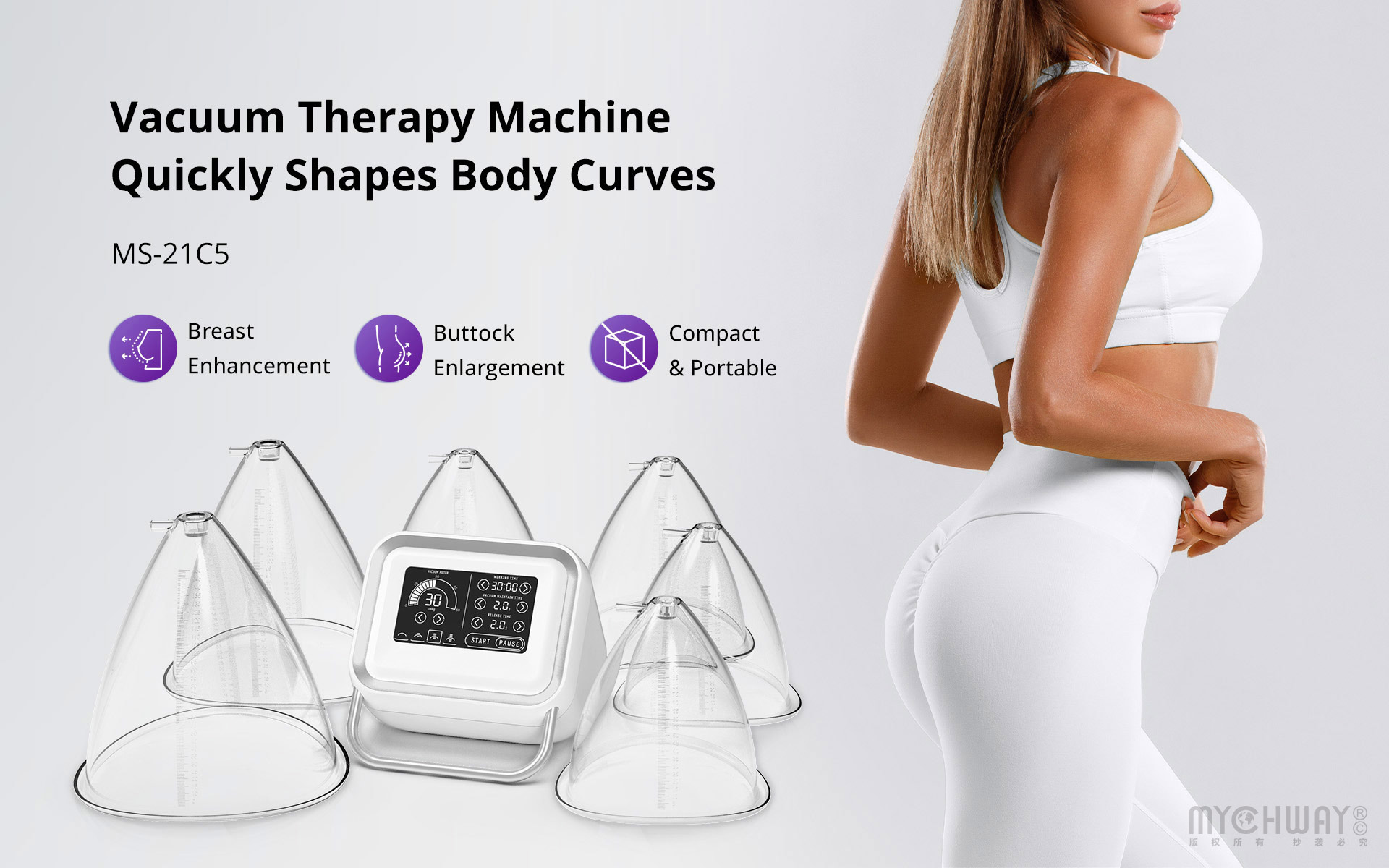 vacuum therapy machine butt lifting machine vacuum cupping massager
