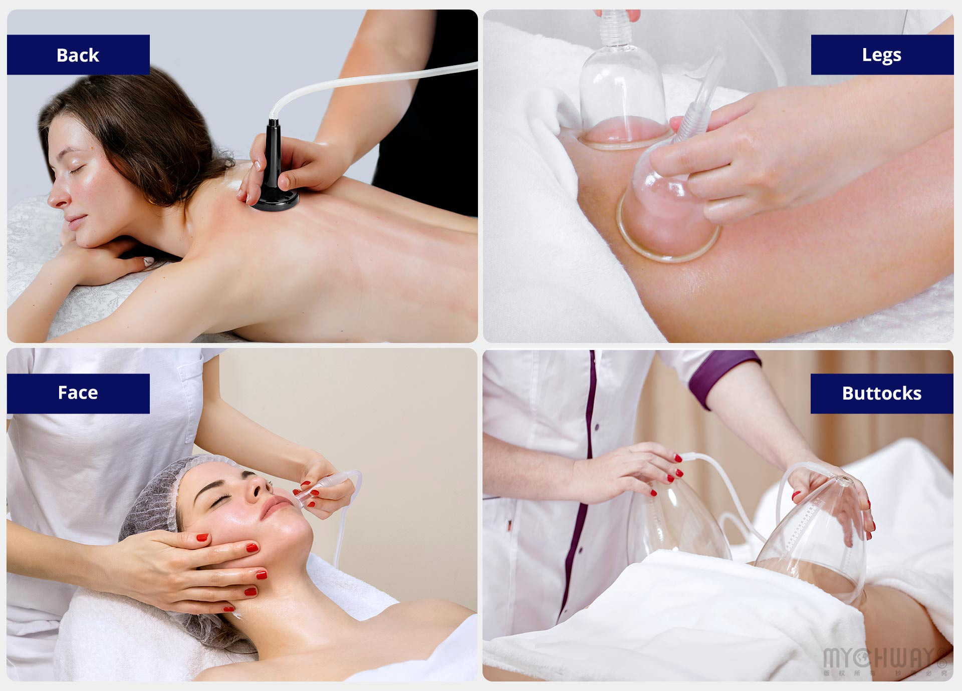 breast enhancement & lymph drainage machine (transparent)
