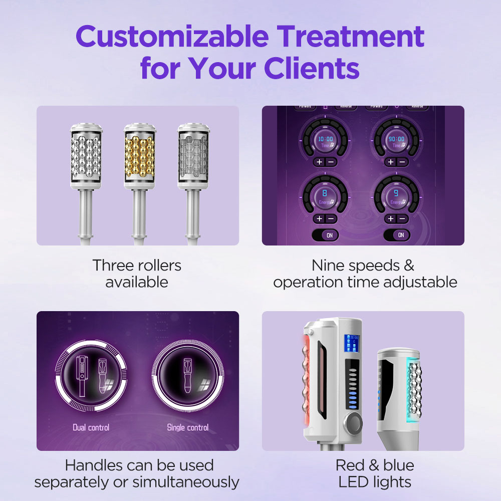 roller massage machine body slimming cellulite removal for professional use