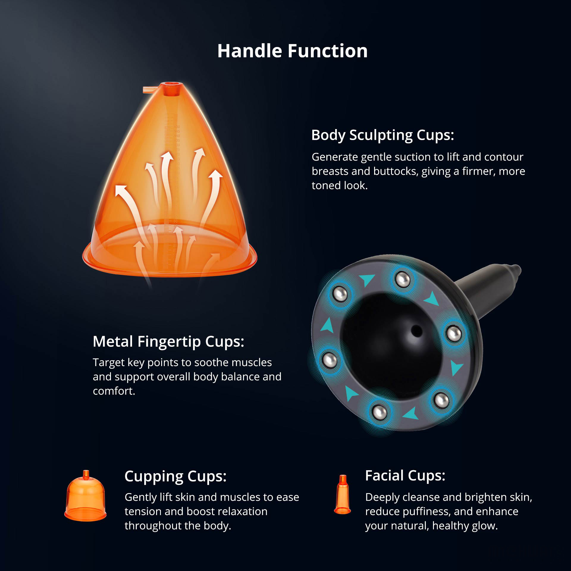 breast enhancement & lymph drainage: orange vacuum