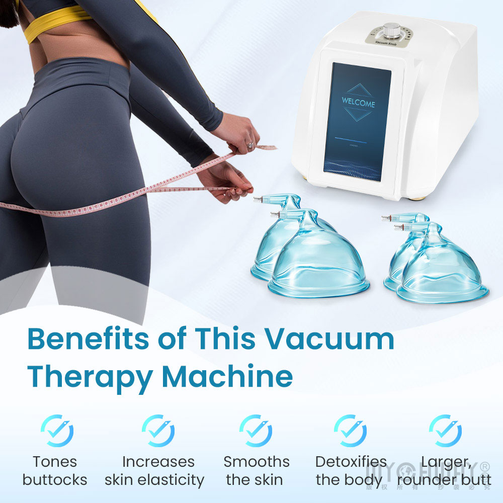 vacuum butt lift machine strong suction 73kpa larger vacuum cups for beauty salon