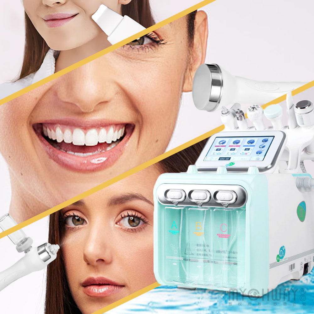 6 in1 hydrodermabrasion machine for deep cleansing moisturizing skin rejuvenation