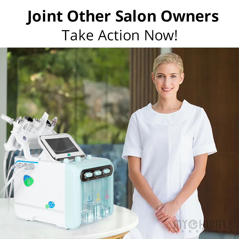 6 in1 hydrodermabrasion machine for deep cleansing moisturizing skin rejuvenation