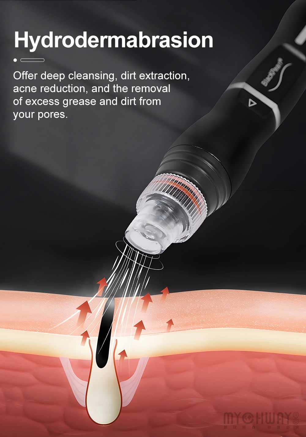 11 in 1 hydrodermabrasion beauty skin system for facial care skin rejuvenation