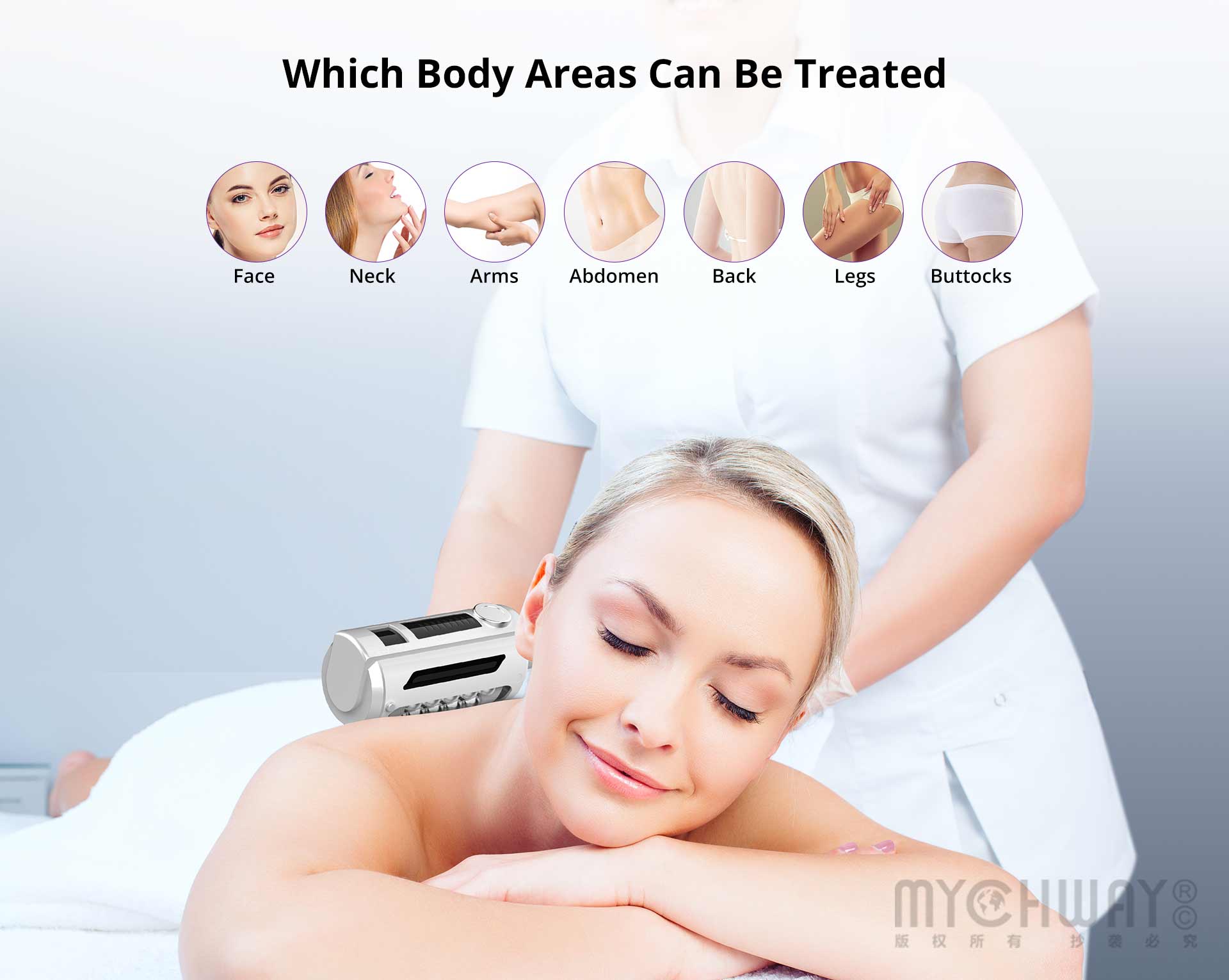 dual handle inner ball roller beauty machine body sculpting face lifting