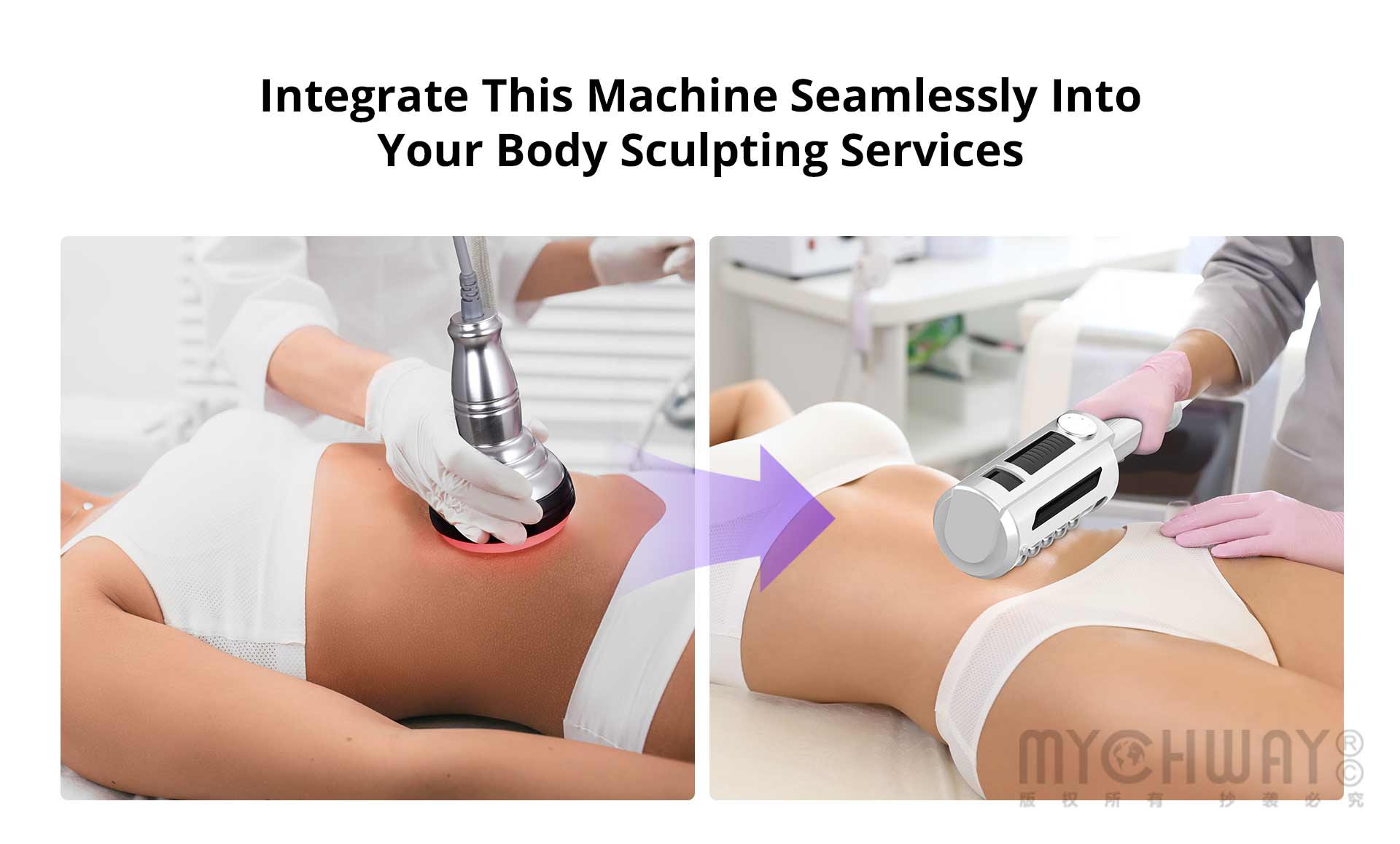 dual handle inner ball roller beauty machine body sculpting face lifting