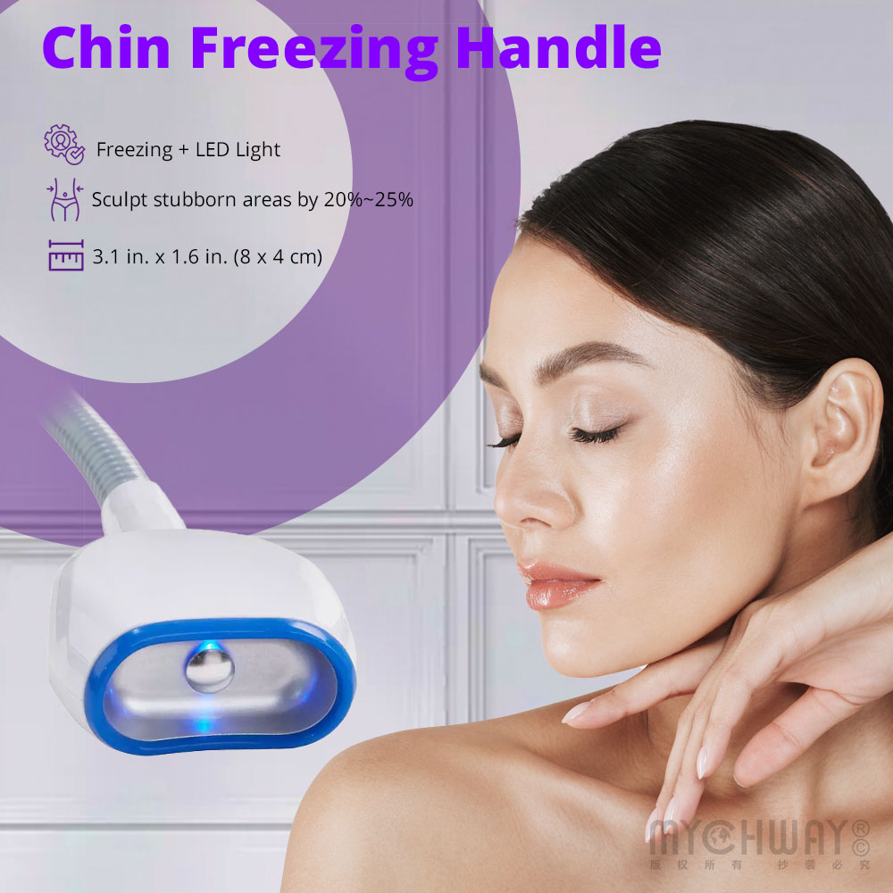 pro body freezing machine with 3 freezing applicators for body & chin contouring