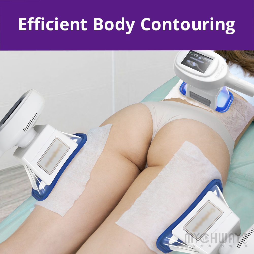 pro body freezing machine with 3 freezing applicators for body & chin contouring