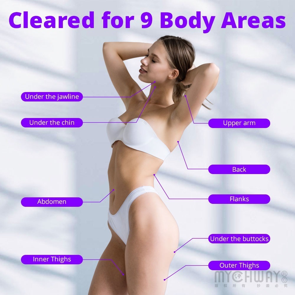 pro body freezing machine with 3 freezing applicators for body & chin contouring