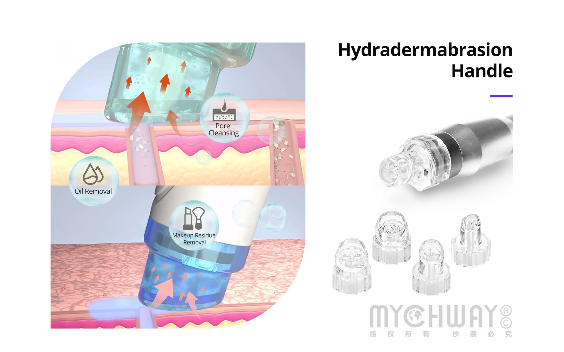 2 in 1 hydra dermabrasion machine for skin rejuvenation skin tightening & lifting
