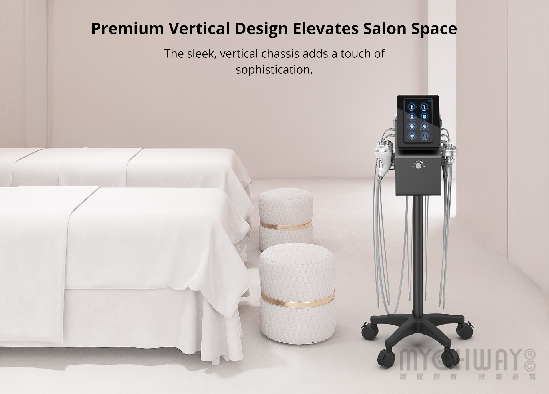 professional 9 in 1 40k lipo cavitation machine for body sculpting & facial care