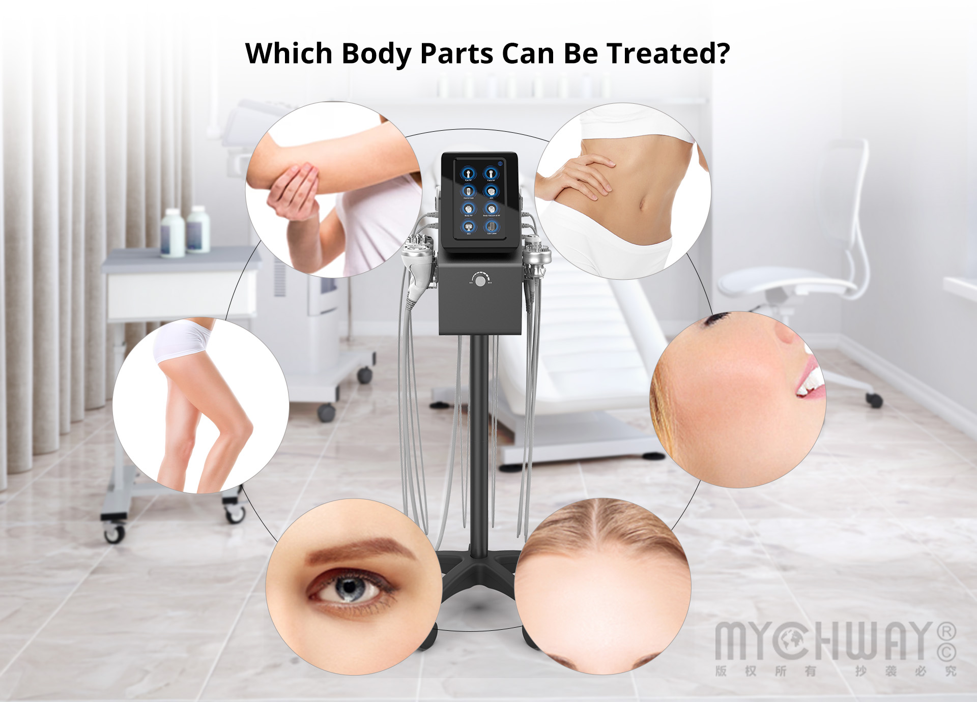 professional 9 in 1 40k lipo cavitation machine for body sculpting & facial care
