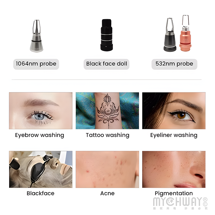 picosecond q switched nd:yag laser machine for tattoo removal skin rejuvenation