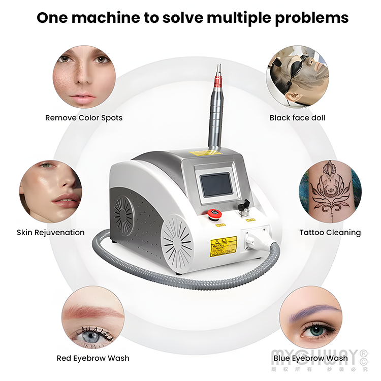 picosecond q switched nd:yag laser machine for tattoo removal skin rejuvenation