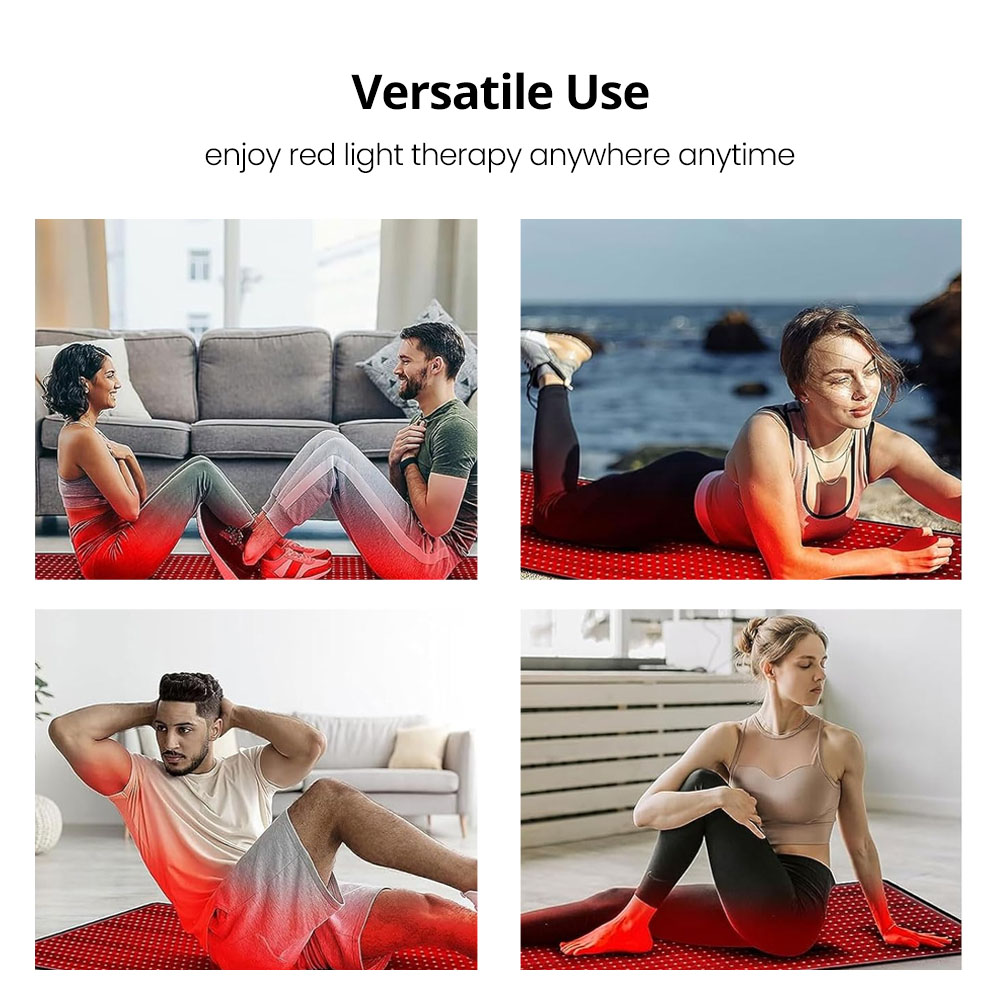 red light therapy sleep bag 2560 leds 660nm/850nm red light therapy pad for body