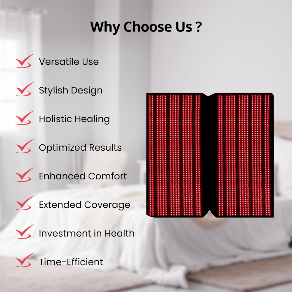 red light therapy sleep bag 2560 leds 660nm/850nm red light therapy pad for body