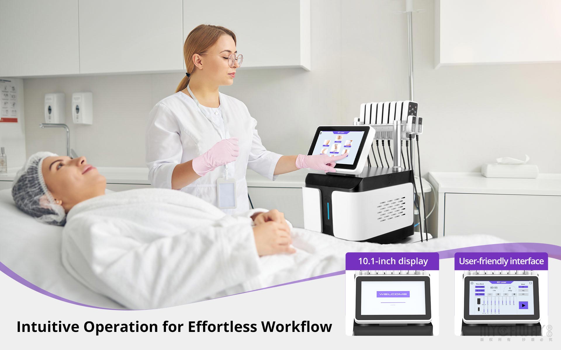 6d lipo laser pads machine with 6 wavelengths 12 160mw pads for body sculpting
